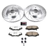Power Stop 03-07 Honda Accord Front & Rear Z26 Street Warrior Brake Kit (1x psbK2391-26, 1x psbK1043-26) thumbnail 8
