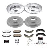 Power Stop 03-07 Honda Accord Front & Rear Z26 Street Warrior Brake Kit (1x psbK1043-26, 1x psbKOE15318DK) thumbnail 7