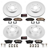 Power Stop 03-07 Honda Accord Front & Rear Z17 Evolution Geomet Coated Brake Kit (1x psbCRK2558, 1x psbCRK2391) thumbnail 9