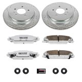 Power Stop 03-07 Cadillac CTS Front & Rear Z26 Street Warrior Brake Kit (1x psbK1425-26, 1x psbK1419-26) thumbnail 5