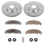 Power Stop 03-07 Cadillac CTS Front & Rear Z26 Street Warrior Brake Kit (1x psbK1425-26, 1x psbK1419-26) thumbnail 6