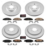 Power Stop 03-07 Cadillac CTS Front & Rear Z17 Evolution Geomet Coated Brake Kit (1x psbCRK1425, 1x psbCRK1419) thumbnail 4