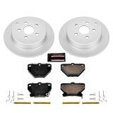 Power Stop 03-06 Pontiac Vibe Front & Rear Z17 Evolution Geomet Coated Brake Kit (1x psbCRK2318, 1x psbCRK2316) thumbnail 8