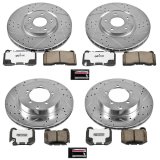 Power Stop 03-06 Mitsubishi Lancer Front & Rear Z26 Street Warrior Brake Kit (1x psbK107-26, 1x psbK156-26) thumbnail 4