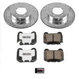 Power Stop 03-06 Mitsubishi Lancer Front & Rear Z26 Street Warrior Brake Kit (1x psbK107-26, 1x psbK156-26) thumbnail 8