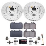 Power Stop 03-06 Mercedes-Benz CLK500 Front & Rear Z23 Evolution Sport Coated Brake Kit (1x psbCRK6718, 1x psbCRK6585) thumbnail 6