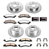 Power Stop 03-06 Cadillac Escalade Front & Rear Z36 Truck & Tow Brake Kit (1x psbK2047-36, 1x psbK2009-36) thumbnail 5