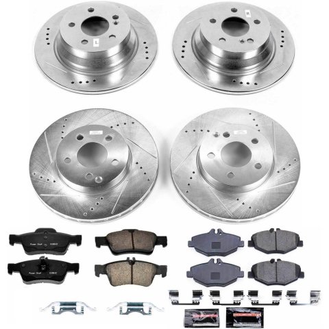 Power Stop 03-05 Mercedes-Benz E320 Front & Rear Z23 Evolution Sport Brake Kit (1x psbK5320, 1x psbK5325) thumbnail 2