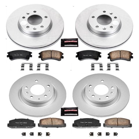 Power Stop 03-05 Mazda 6 Front & Rear Z17 Evolution Geomet Coated Brake Kit (1x psbCRK2452, 1x psbCRK2448) thumbnail 4