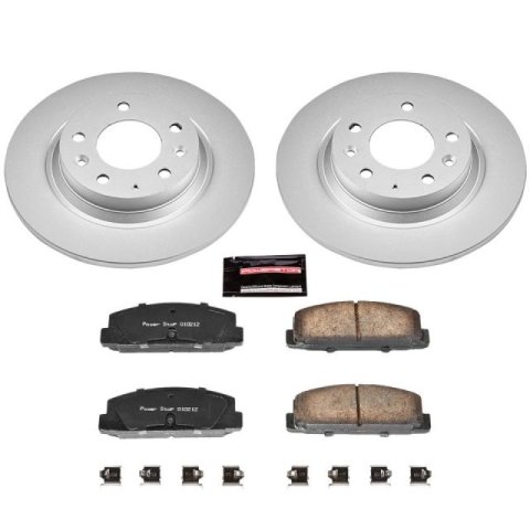 Power Stop 03-05 Mazda 6 Front & Rear Z17 Evolution Geomet Coated Brake Kit (1x psbCRK2452, 1x psbCRK2448) thumbnail 9