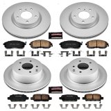 Power Stop 03-05 Infiniti G35 Front & Rear Z17 Evolution Geomet Coated Brake Kit (1x psbCRK103, 1x psbCRK3140) thumbnail 4