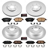 Power Stop 03-05 Infiniti FX35 Front & Rear Z17 Evolution Geomet Coated Brake Kit (1x psbCRK091, 1x psbCRK2427) thumbnail 4