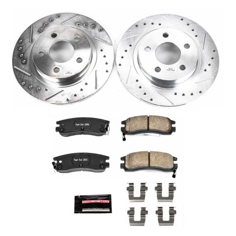 Power Stop 03-05 Buick Park Avenue Front & Rear Z23 Evolution Sport Brake Kit (1x psbK1542, 1x psbK1566) thumbnail 3