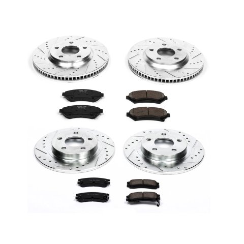 Power Stop 03-05 Buick Park Avenue Front & Rear Z23 Evolution Sport Brake Kit (1x psbK1542, 1x psbK1566) thumbnail 4