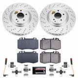 Power Stop 03-04 Mercedes-Benz CLK55 AMG Front & Rear Z23 Evolution Sport Coated Brake Kit (1x psbCRK6205, 1x psbCRK6718) thumbnail 2