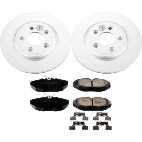 Power Stop 03-04 Jaguar S-Type Front & Rear Z17 Evolution Geomet Coated Brake Kit (1x psbCRK1353, 1x psbCRK3141) thumbnail 8