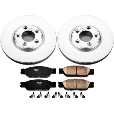 Power Stop 03-04 Jaguar S-Type Front & Rear Z17 Evolution Geomet Coated Brake Kit (1x psbCRK1353, 1x psbCRK3141) thumbnail 9