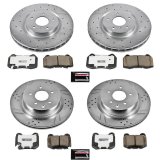 Power Stop 03-04 Infiniti G35 Front & Rear Z26 Street Warrior Brake Kit (1x psbK5303-26, 1x psbK104-26) thumbnail 4