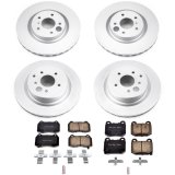 Power Stop 03-04 Infiniti G35 Front & Rear Z17 Evolution Geomet Coated Brake Kit (1x psbCRK5303, 1x psbCRK104) thumbnail 6