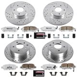 Power Stop 02-06 Nissan Altima Front & Rear Z26 Street Warrior Brake Kit (1x psbK2282-26, 1x psbK098-26) thumbnail 4