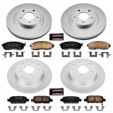 Power Stop 02-06 Nissan Altima Front & Rear Z17 Evolution Geomet Coated Brake Kit (1x psbCRK098, 1x psbCRK2282) thumbnail 4