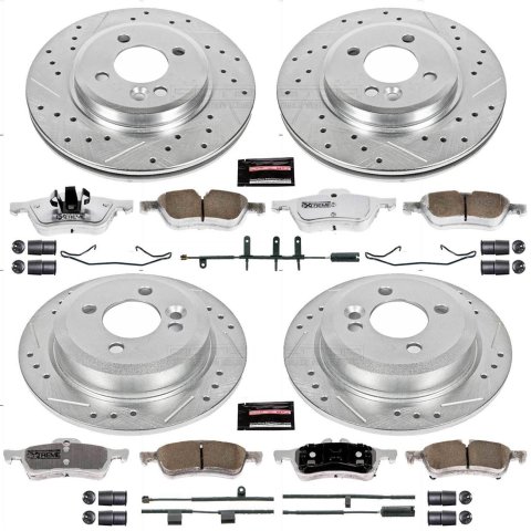 Power Stop 02-06 Mini Cooper Front & Rear Z26 Street Warrior Brake Kit (1x psbK5724-26, 1x psbK5726-26) thumbnail 3