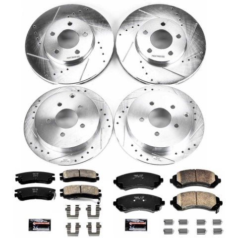 Power Stop 02-06 Buick Rendezvous Front & Rear Z23 Evolution Sport Brake Kit (1x psbK5135, 1x psbK5234) thumbnail 1
