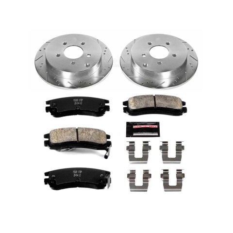 Power Stop 02-06 Buick Rendezvous Front & Rear Z23 Evolution Sport Brake Kit (1x psbK5135, 1x psbK5234) thumbnail 3