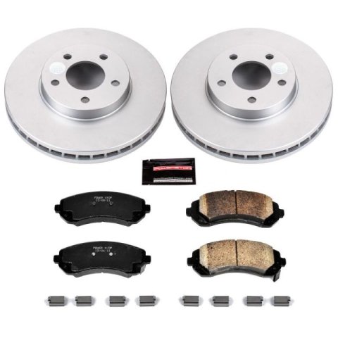 Power Stop 02-06 Buick Rendezvous Front & Rear Z17 Evolution Geomet Coated Brake Kit (1x psbCRK5135, 1x psbCRK5234) thumbnail 9