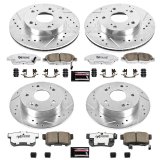 Power Stop 02-06 Acura RSX Front & Rear Z26 Street Warrior Brake Kit (1x psbK2270-26, 1x psbK2386-26) thumbnail 4
