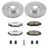 Power Stop 02-06 Acura RSX Front & Rear Z26 Street Warrior Brake Kit (1x psbK2270-26, 1x psbK2439-26) thumbnail 1
