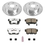 Power Stop 02-06 Acura RSX Front & Rear Z26 Street Warrior Brake Kit (1x psbK2270-26, 1x psbK2439-26) thumbnail 2