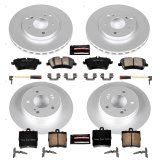 Power Stop 02-05 Mercedes-Benz C230 Front & Rear Z23 Evolution Sport Coated Brake Kit (1x psbCRK3048, 1x psbCRK368) thumbnail 4