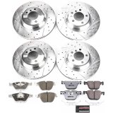 Power Stop 02-05 BMW 745i Front & Rear Z26 Street Warrior Brake Kit (1x psbK2054-26, 1x psbK2086-26) thumbnail 3