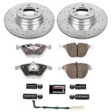 Power Stop 02-05 BMW 745i Front & Rear Z26 Street Warrior Brake Kit (1x psbK2054-26, 1x psbK2086-26) thumbnail 7
