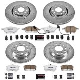 Power Stop 02-05 Audi A4 Front & Rear Z26 Street Warrior Brake Kit (1x psbK3109-26, 1x psbK636-26) thumbnail 4