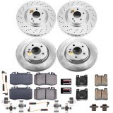 Power Stop 02-04 Mercedes-Benz C32 AMG Front & Rear Z23 Evolution Sport Coated Brake Kit (1x psbCRK6205, 1x psbCRK6226) thumbnail 4
