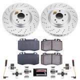 Power Stop 02-04 Mercedes-Benz C32 AMG Front & Rear Z23 Evolution Sport Coated Brake Kit (1x psbCRK6205, 1x psbCRK6226) thumbnail 6