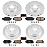 Power Stop 02-04 Honda Odyssey Front & Rear Z17 Evolution Geomet Coated Brake Kit (1x psbCRK2299, 1x psbCRK5502) thumbnail 4
