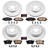 Power Stop 02-04 Honda CR-V Front & Rear Z17 Evolution Geomet Coated Brake Kit (1x psbCRK6172, 1x psbCRK1043) thumbnail 4