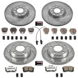 Power Stop 02-04 Audi A6 Quattro Front & Rear Z26 Street Warrior Brake Kit (1x psbK948-26, 1x psbK941-26) thumbnail 3