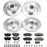 Power Stop 02-04 Acura RL Front & Rear Z23 Evolution Sport Brake Kit (1x psbK4989, 1x psbK2309) thumbnail 4