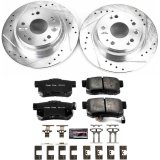 Power Stop 02-04 Acura RL Front & Rear Z23 Evolution Sport Brake Kit (1x psbK4989, 1x psbK2309) thumbnail 9