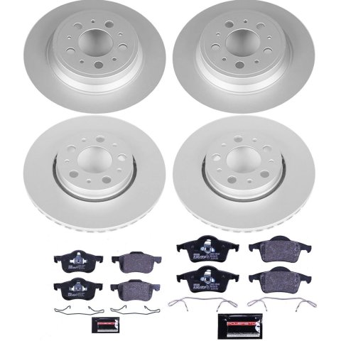 Power Stop 01-07 Volvo S60 Front & Rear Euro-Stop Brake Kit (1x psbESK3004, 1x psbESK5196) thumbnail 4