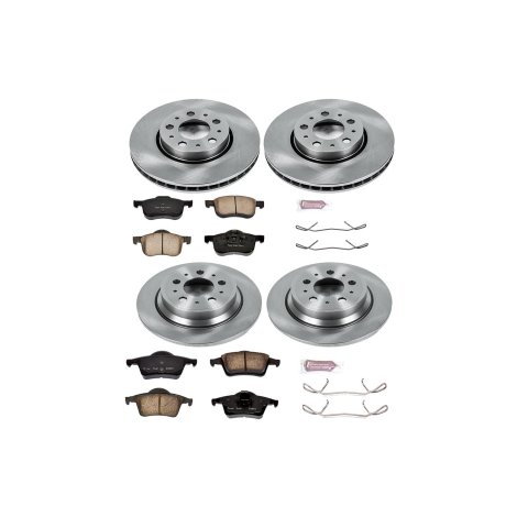 Power Stop 01-07 Volvo S60 Front & Rear Autospecialty Brake Kit (1x psbKOE5196, 1x psbKOE3004) thumbnail 2