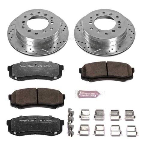 Power Stop 01-07 Toyota Sequoia Front & Rear Z36 Truck & Tow Brake Kit (1x psbK2324-36, 1x psbK2405-36)