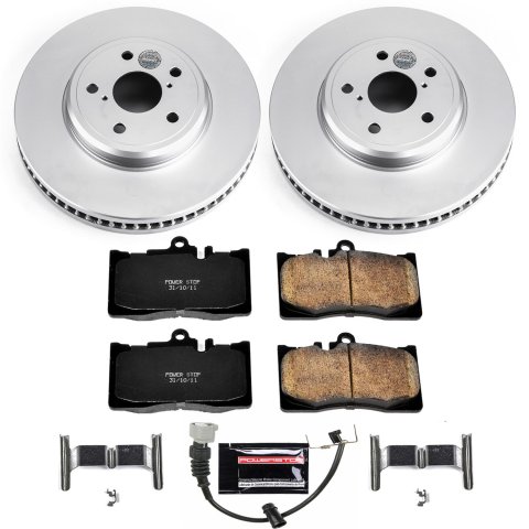 Power Stop 01-06 Lexus LS430 Front & Rear Z17 Evolution Geomet Coated Brake Kit (1x psbCRK2327, 1x psbCRK2329) thumbnail 5