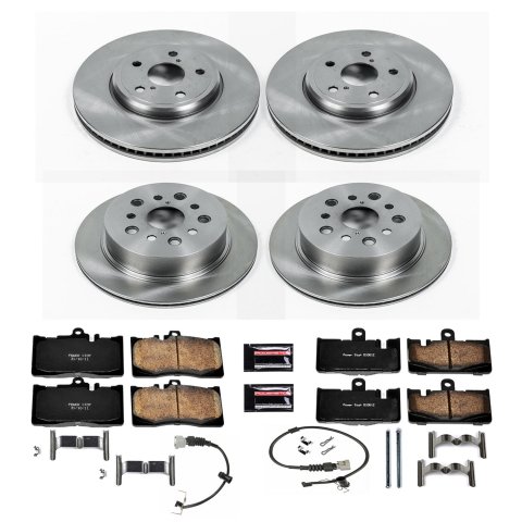 Power Stop 01-06 Lexus LS430 Front & Rear Autospecialty Brake Kit (1x psbKOE2329, 1x psbKOE2327) thumbnail 7