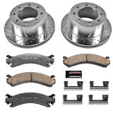 Power Stop 01-06 Chevrolet Silverado 3500 Front & Rear Z36 Truck & Tow Brake Kit (1x psbK5337-36, 1x psbK2071-36) thumbnail 4
