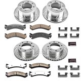 Power Stop 01-06 Chevrolet Silverado 3500 Front & Rear Z36 Truck & Tow Brake Kit (1x psbK5337-36, 1x psbK2071-36) thumbnail 5